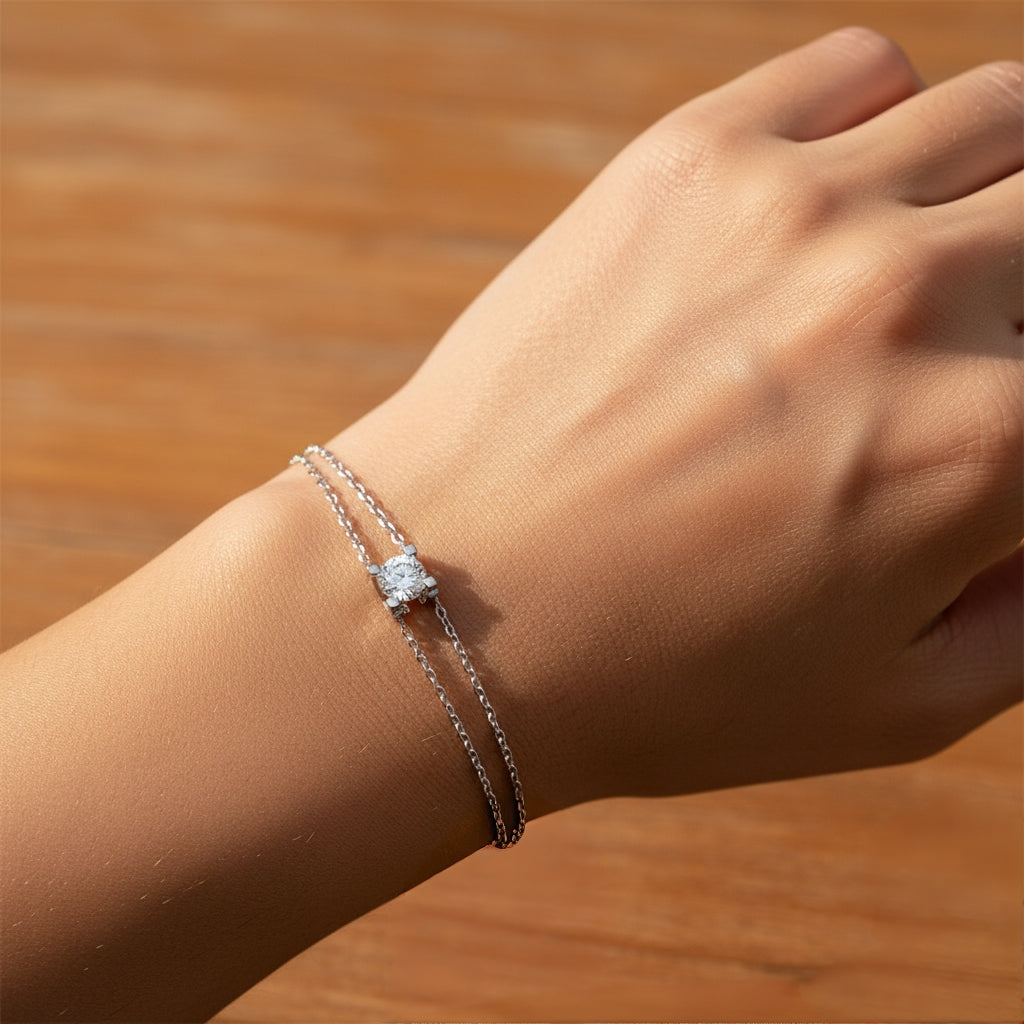 β¨ Radiant Solis 1 Carat Diamond Bracelet β¨